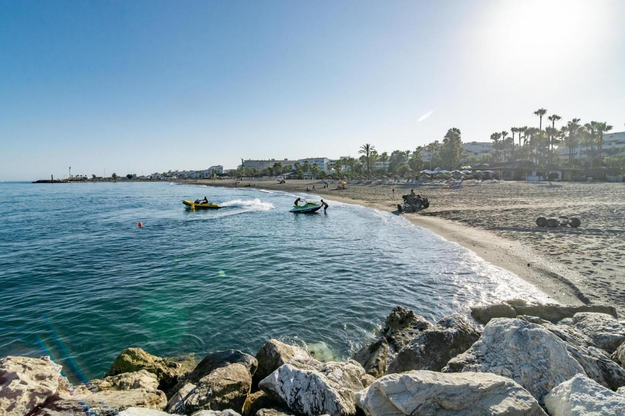 Pr45- Beach Front Apartment Puerto Banus Марбеля Екстериор снимка